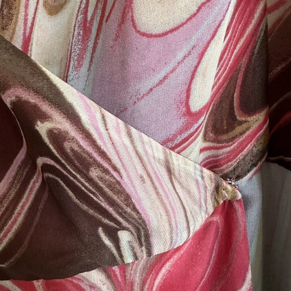 lafayette 148 silk summer pink dress size 16 - Picture 6 of 10